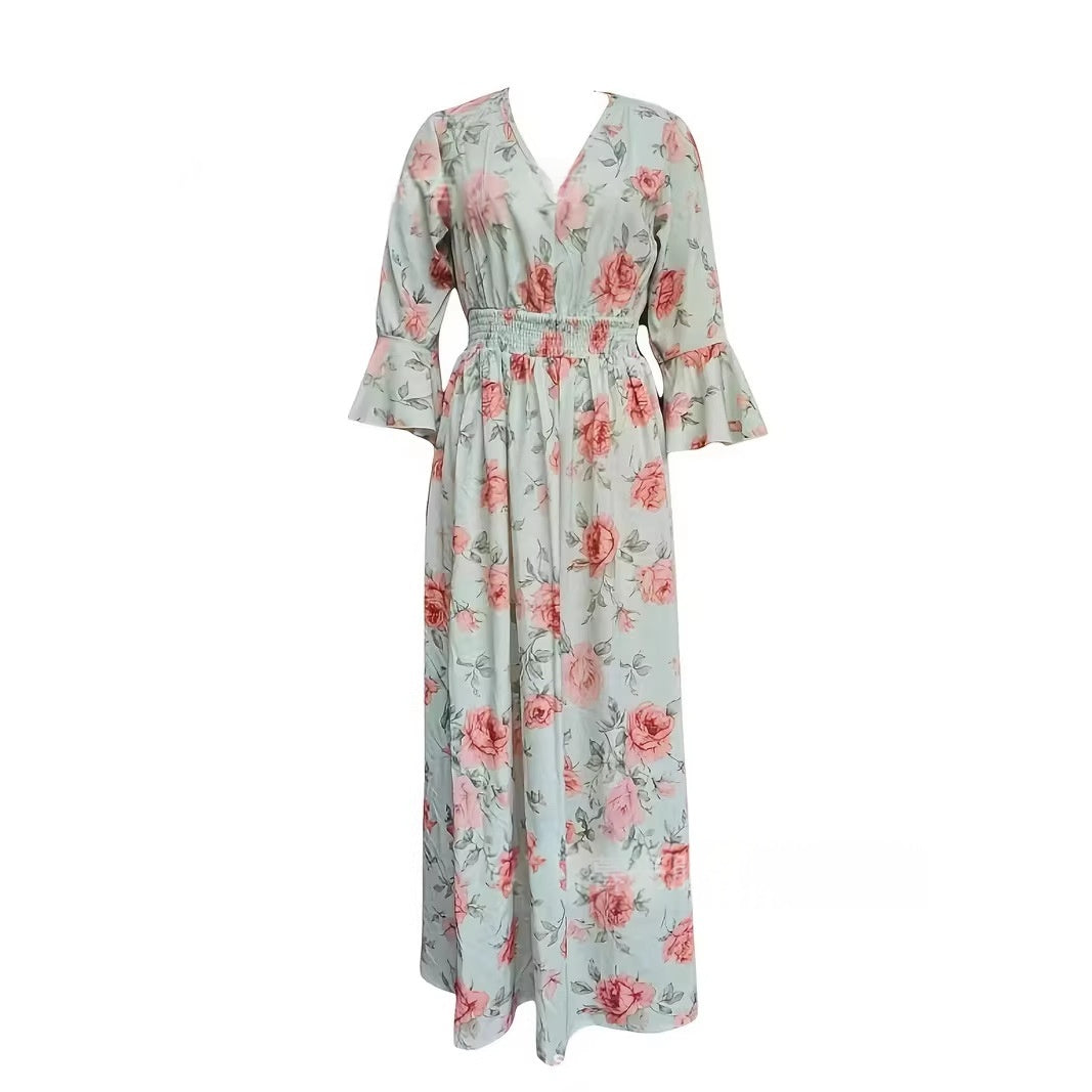 Printed Casual Holiday Dress For A Stand-Alone Website by Ricaloux