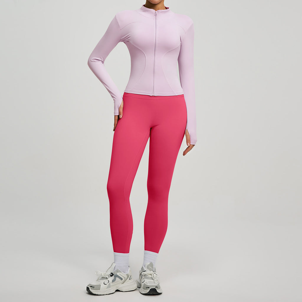 Fitness High-waist Butt-lifting Running Two-piece Set by Ricaloux