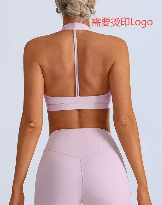 Workout Bra Chest Pad High Elastic Quick-drying by Ricaloux