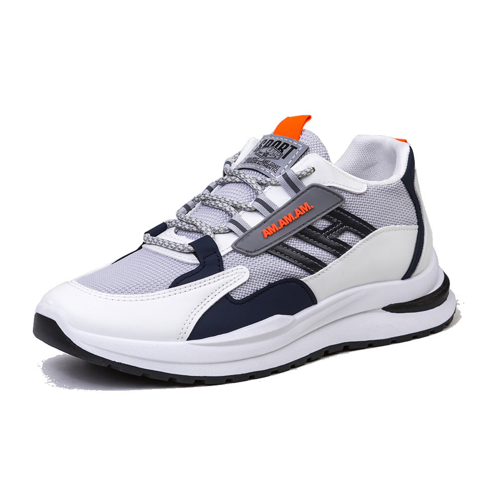Men Sneakers White Sports Shoes Running Walking – Premium 4 | RICALOUX