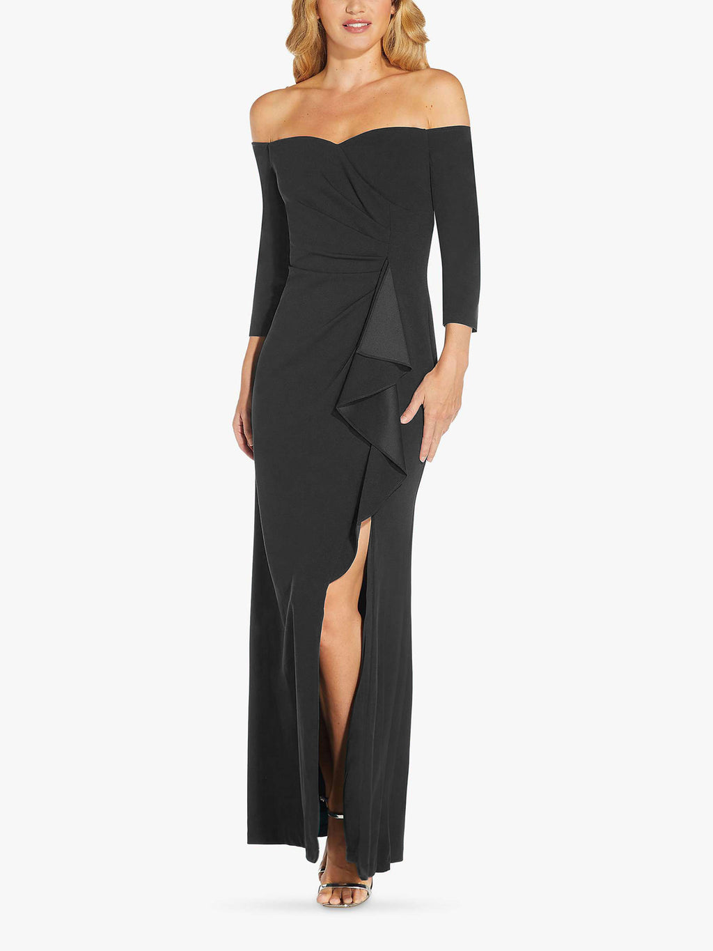 Womens Evening Gown Off-shoulder Dress – Premium 0 | RICALOUX