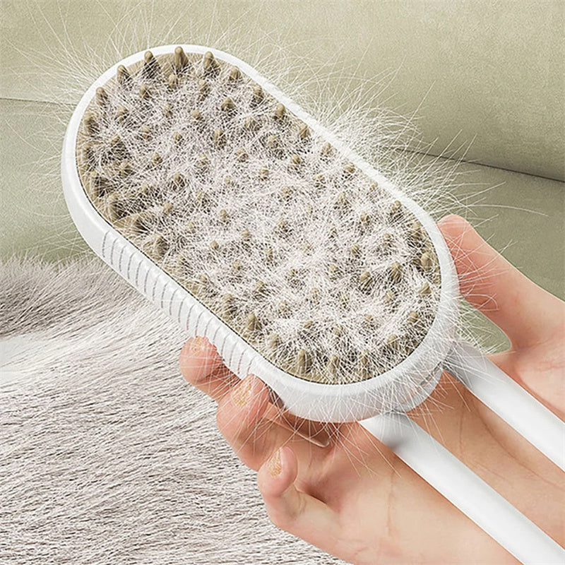 Cat Steam Brush Steamy Dog Brush 3 In 1 Electric Spray Cat Hair Brushes For Massage Pet Grooming Comb Hair Removal Combs Pet Products by Ricaloux