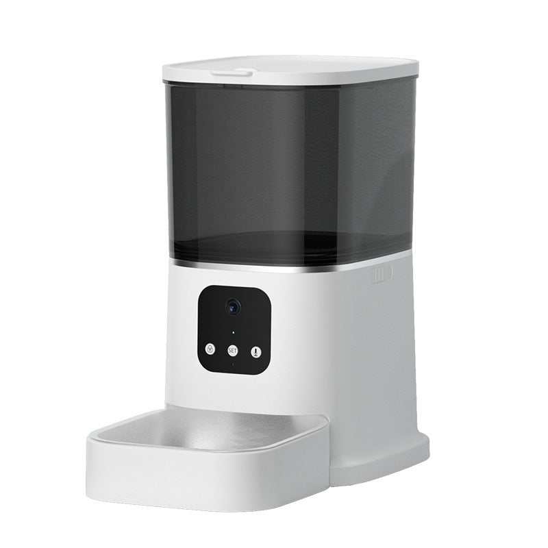 Pet Automatic Feeder Large Capacity Smart Voice Recorder APP Control Timer Feeding Cat Dog Food Dispenser With WiFi Pet Bo by Ricaloux