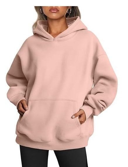 2026 New Arrival Womens Solid Color HoodieFashion Loose Casual Athletic Sweatshirt For Ladies – Premium 4 | RICALOUX