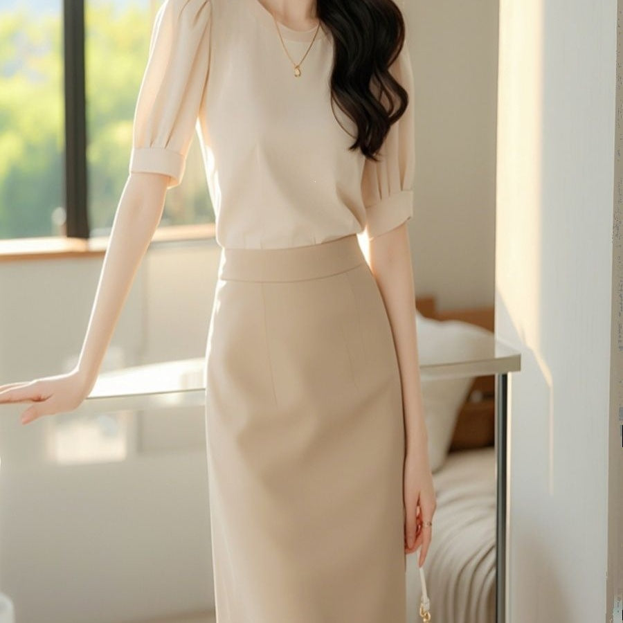 Formal-style Skirt And Top Two-piece Set by Ricaloux