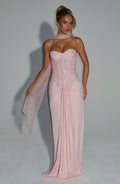 Carina Maxi Dress - Blush by Ricaloux