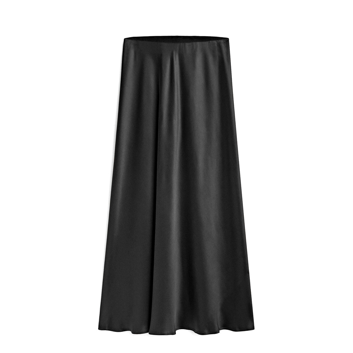 Women's Satin High-waisted Elastic Split Skirt – Premium 0 | RICALOUX