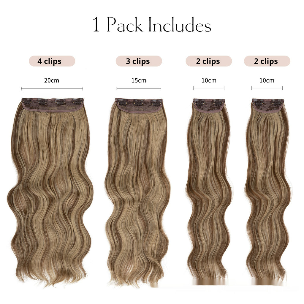 High-temperature Fiber Wig Women's Wig Set Four-piece Set – Premium 0 | RICALOUX