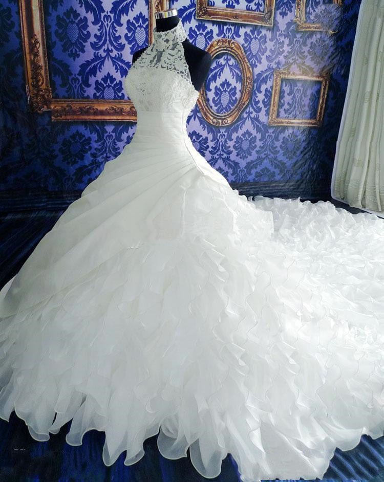 Wedding Dress Wholesale High-end Dress With Big Tail - RICALOUX