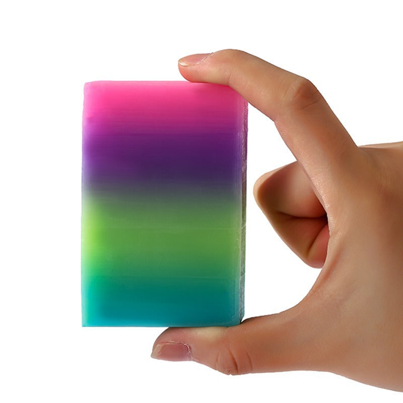 Rainbow Soap Handmade Essential Oil Soap Bath Soap Mild Fruit Soap – Premium 0 | RICALOUX