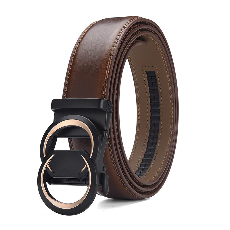Mens Versatile Business Casual Denim Belt by Ricaloux
