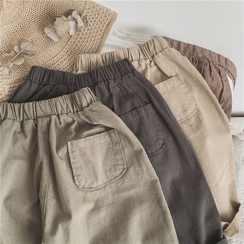Children's Line-pressing Casual Pants Boys And Girls Baby Pants Spring And Autumn Clothing - RICALOUX