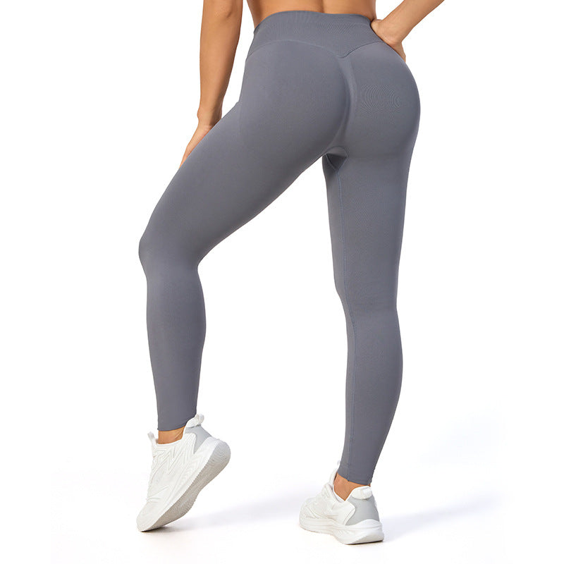 Womens High-Waisted Yoga Pants European And American Style – Premium 0 | RICALOUX