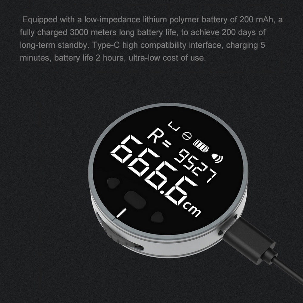 Distance Measuring Instrument Electronic Measuring Ruler Tape Measure High Definition Digital LCD High Precision Electronic Measuring Ruler Tool – Premium 0 | RICALOUX