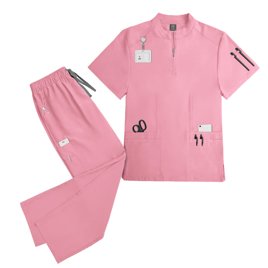 Short-sleeve Scrub Top For Doctors by Ricaloux