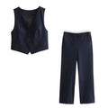 Two Sleeveless Tank Tops Sophisticated Casual Trousers by Ricaloux