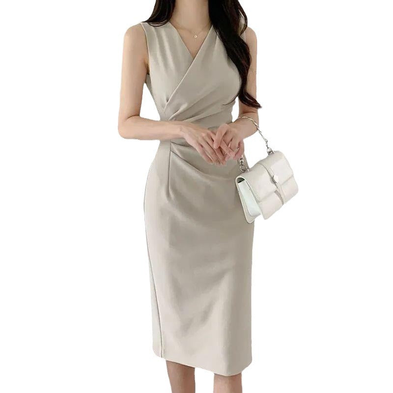 Womens French-style Sheath Vest Dress – Premium 0 | RICALOUX