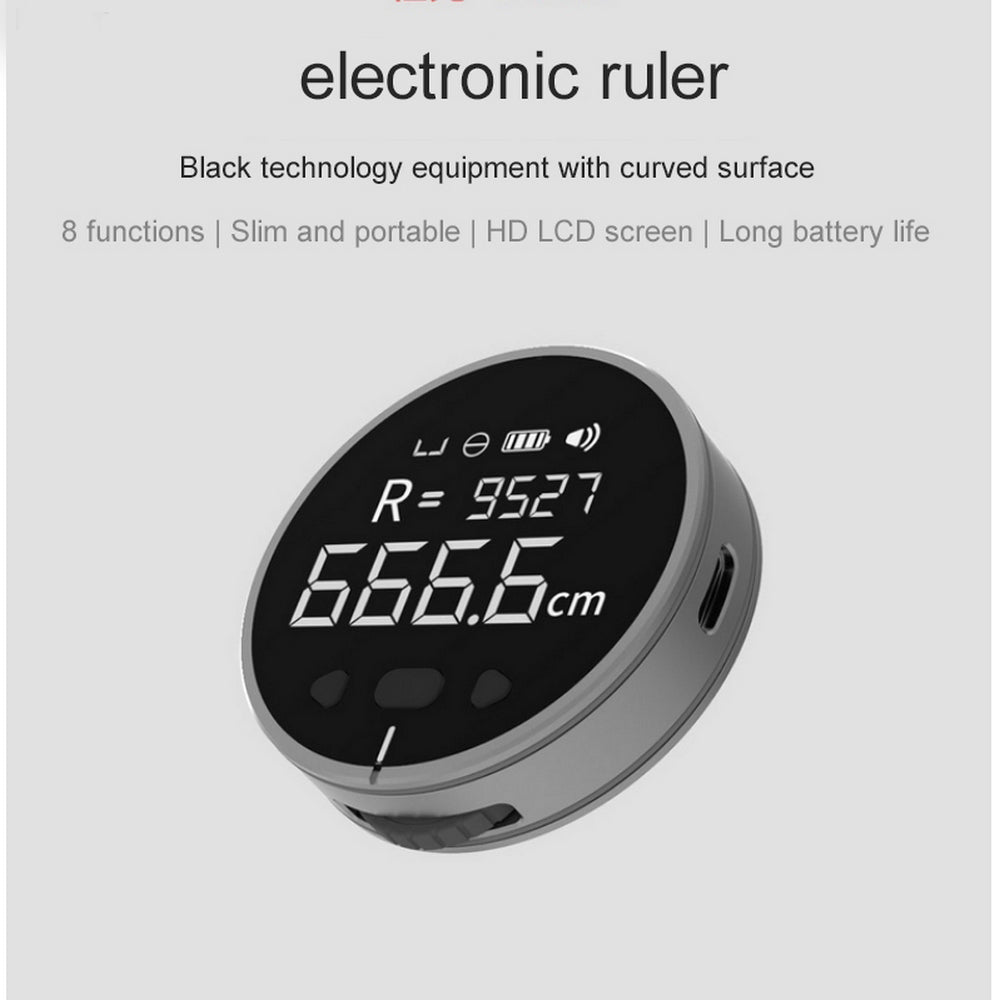 Distance Measuring Instrument Electronic Measuring Ruler Tape Measure High Definition Digital LCD High Precision Electronic Measuring Ruler Tool – Premium 0 | RICALOUX