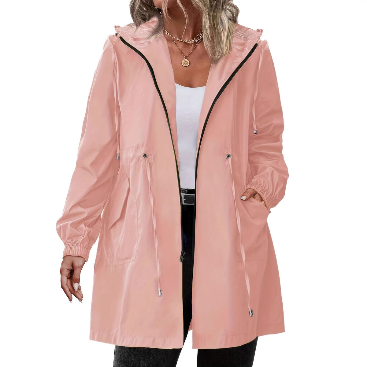 Plus-size Womens Outdoor Sportswear Lightweight Windbreaker by Ricaloux