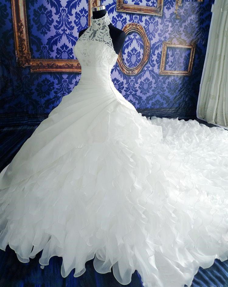 Wedding Dress Wholesale High-end Dress With Big Tail - RICALOUX