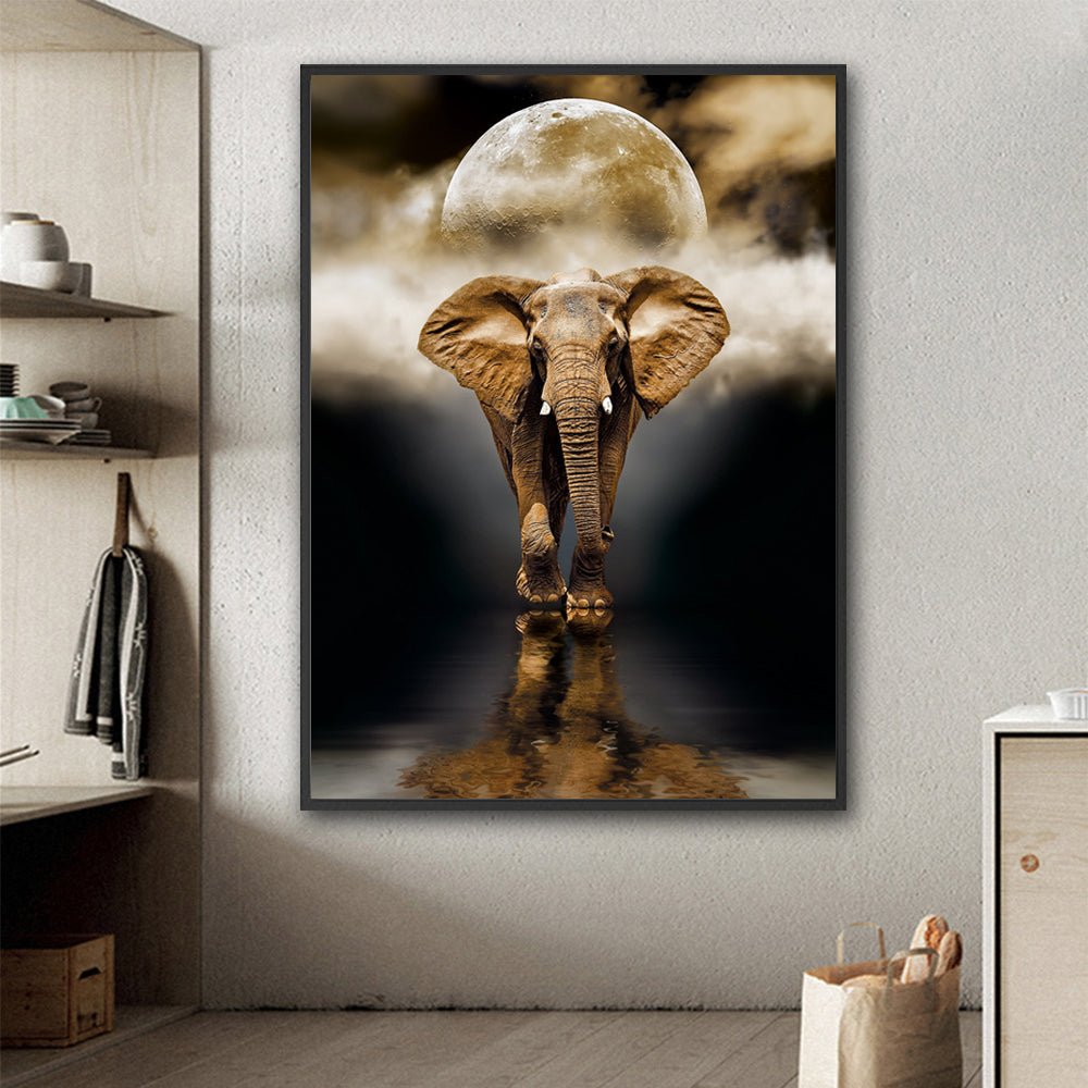 Creative Home Decor Elephant Canvas Painting - RICALOUX