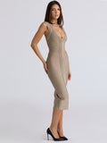 Elegant Split Elastic Band Womens Dress – Premium 0 | RICALOUX