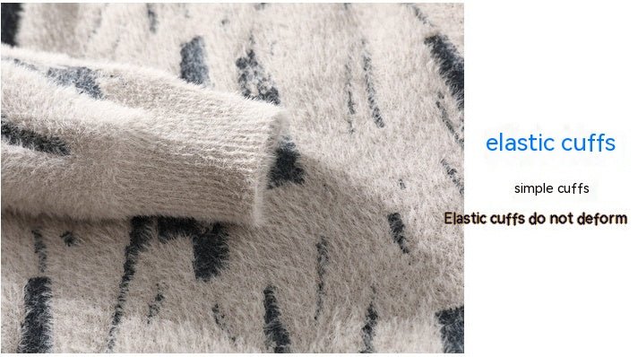 Winter Fleece-lined Thickened Men's Bottoming Sweater Fall And Winter Inner - RICALOUX
