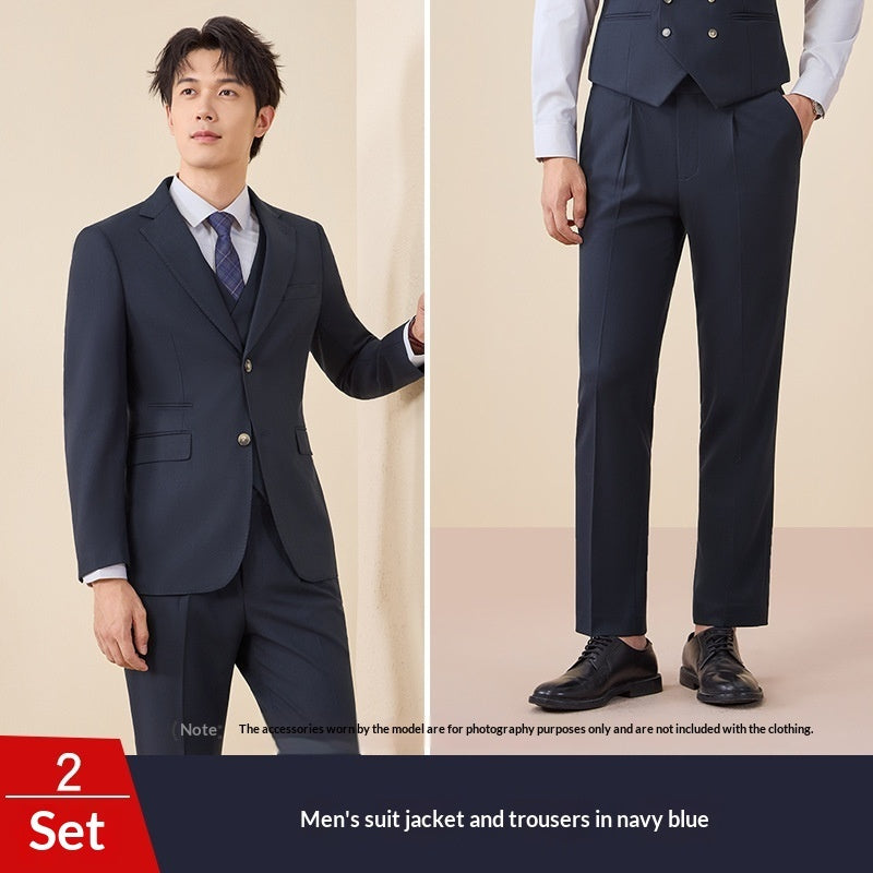 Slim-fit Elegant Hotel Manager's Work Uniform Two-piece Suit Jacket And Trousers – Premium 0 | RICALOUX