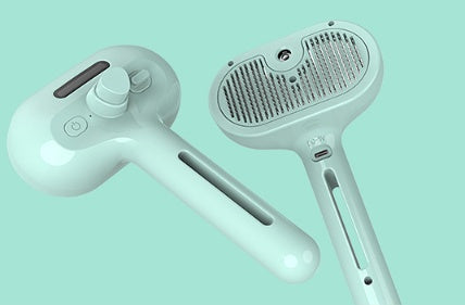 Pet Comb Self Cleaning Pets Hair Remover Brush For Dogs Grooming Tools Dematting Comb Built-in Mist Humidifier Pet Products by Ricaloux
