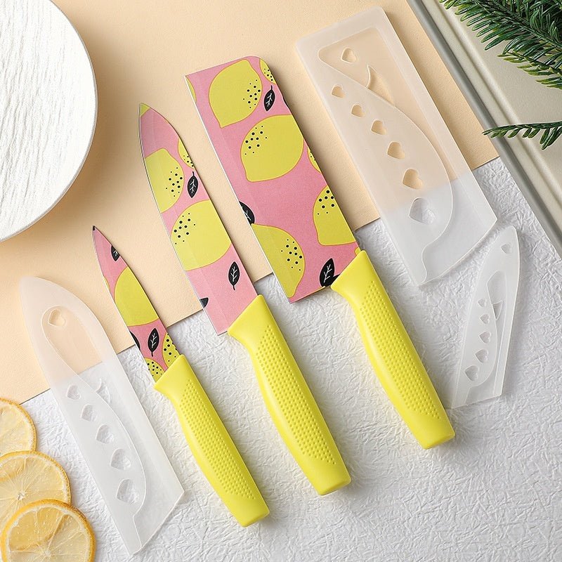 3-piece Knife Set For Home Use Vegetable And Slice Cutter Kitchen Knife - RICALOUX