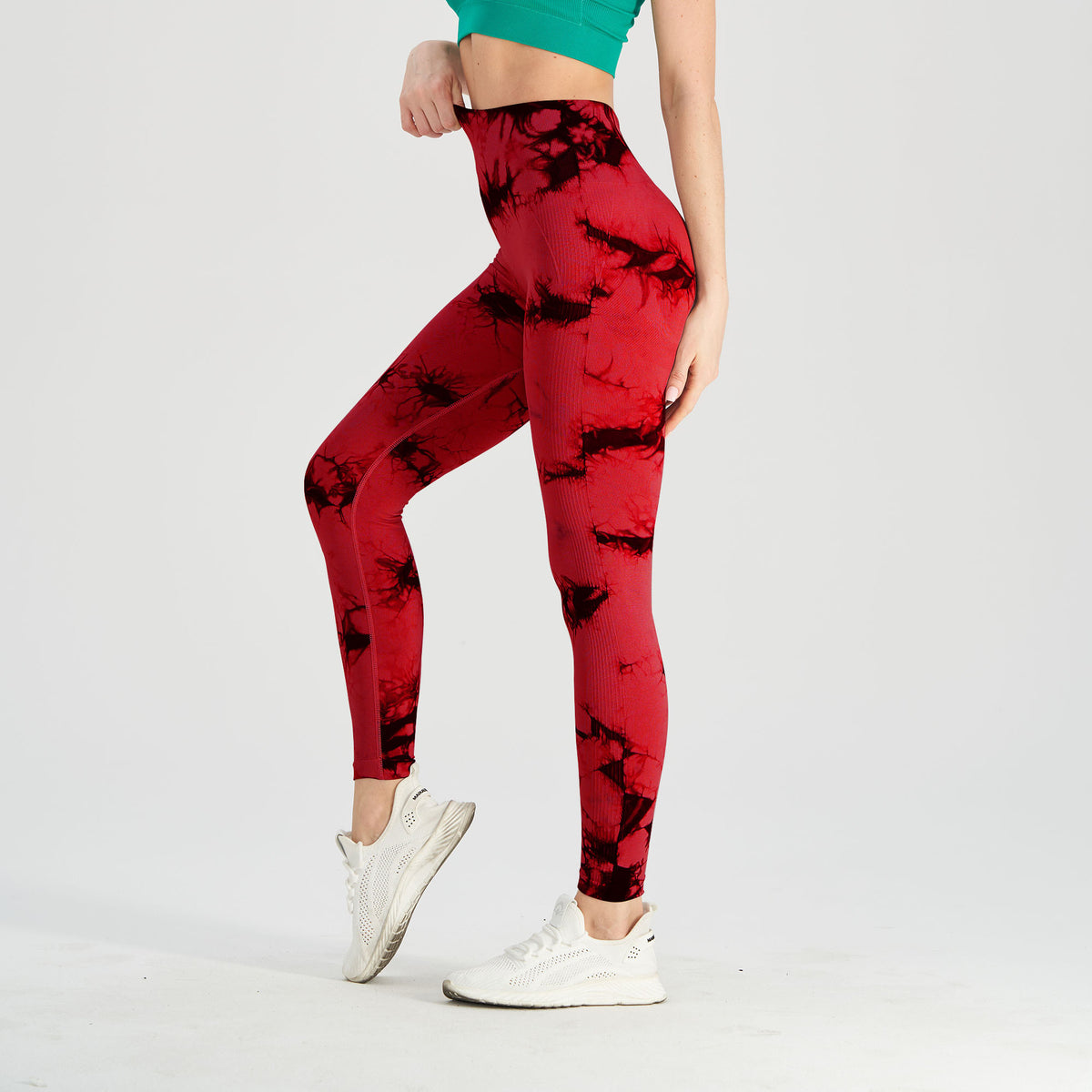 Womens Seamless Knitted Tie-Dye Yoga Pants – Premium 0 | RICALOUX
