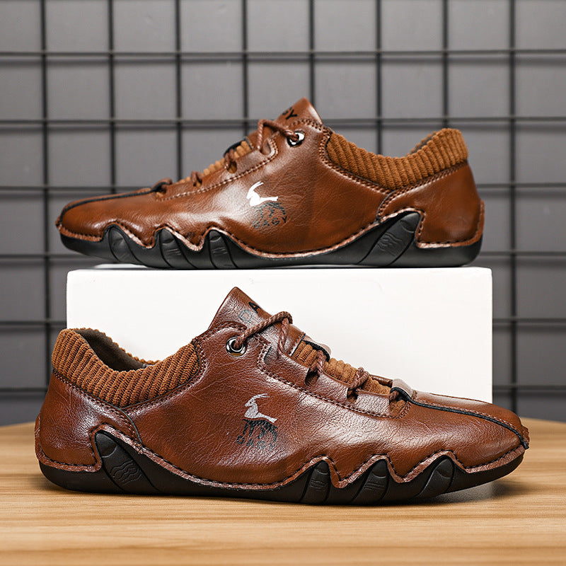 High Quality Men Sneakers Fashion Lace-up Flats Shoes by Ricaloux