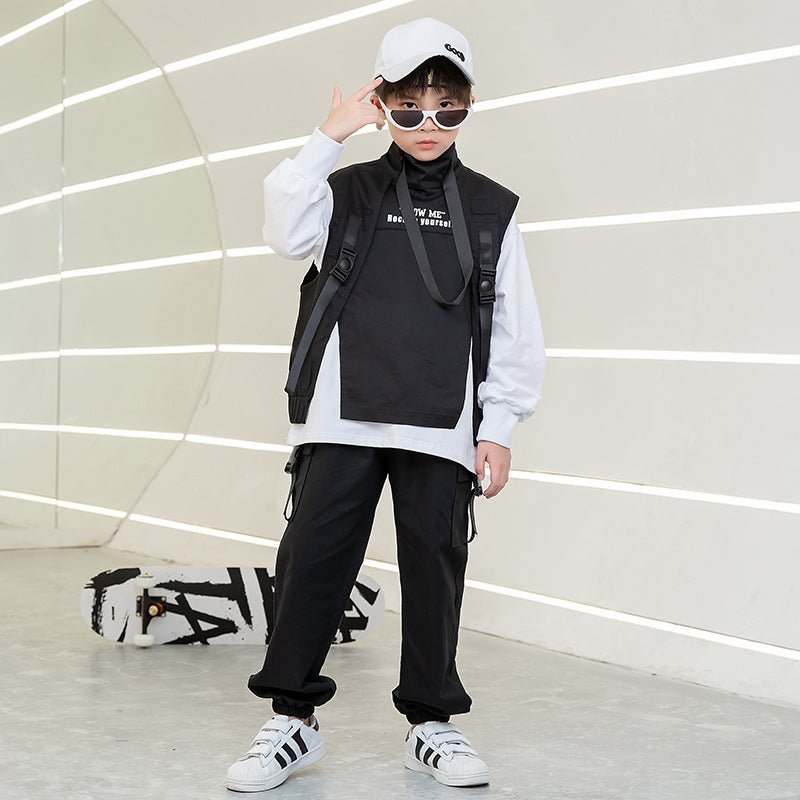 Hip Hop Costume Boys And Girls Fashion Trendy Children's Clothing - RICALOUX