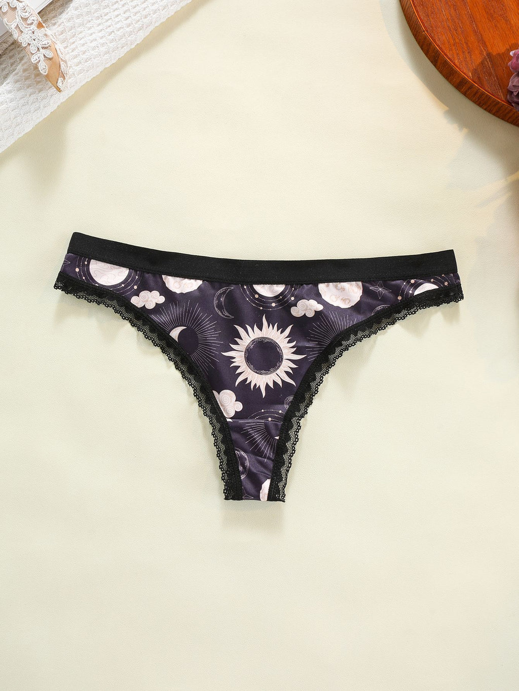 Plus-size Lace-trimmed Low-rise Seamless Floral-print Womens Panties – Premium 0 | RICALOUX