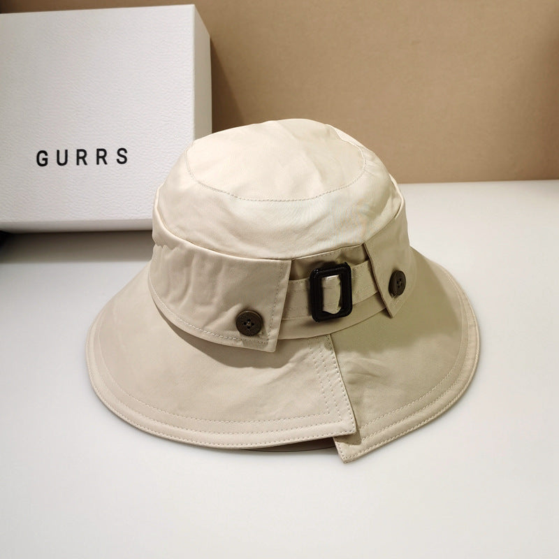 All Matching Japanese Style Streetwear Retro Sun Hat That Flatters The Face For Fall And Winter by Ricaloux