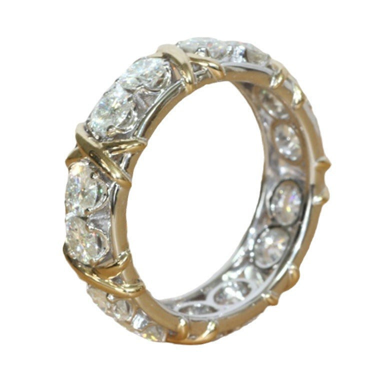 Cross Jewelry Zircon Ring For Women by Ricaloux