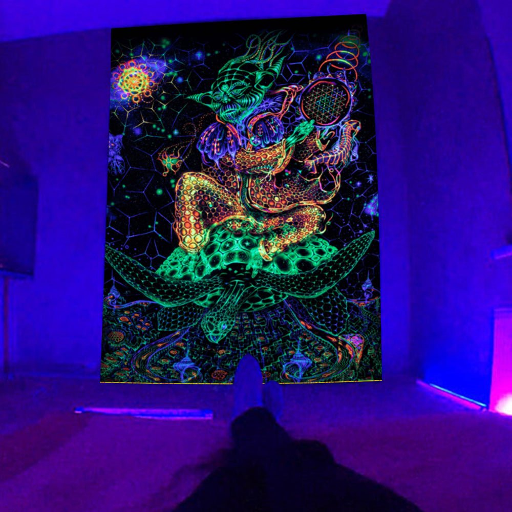 Home Decor Fluorescent Tapestry Background Fabric - RICALOUX